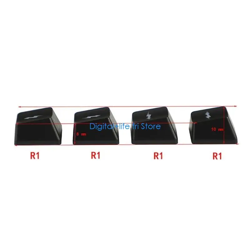 E06D Durable Keycaps Wear-resistant Keycaps DIY Office and Gaming Mx