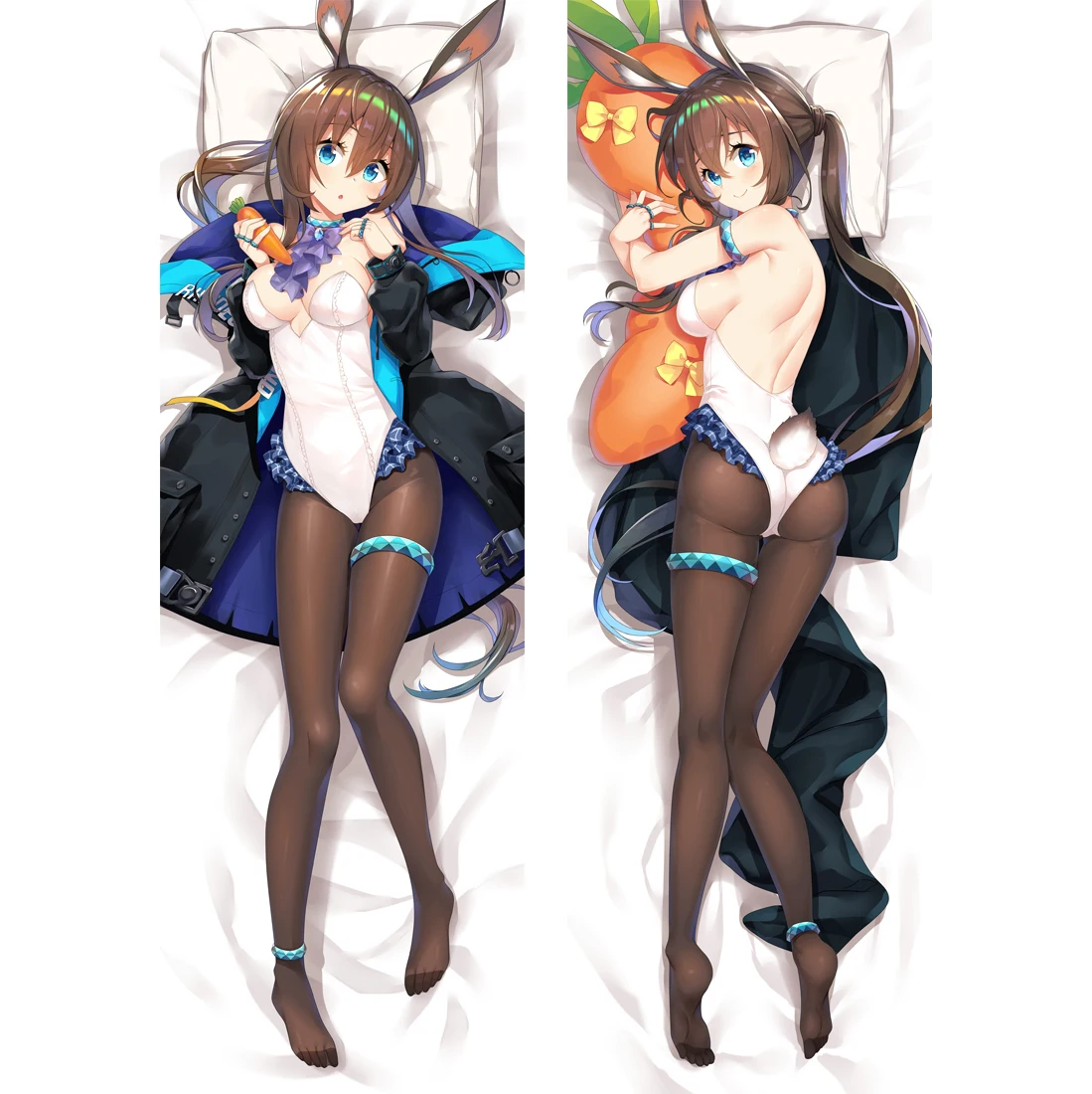 

Arkningts Eyjafjalla Dakimakura Case Anime Pillow Cover Amiya Chen Two-side Hugging Body Pillowcase Beautify Sexy Girl Gifts