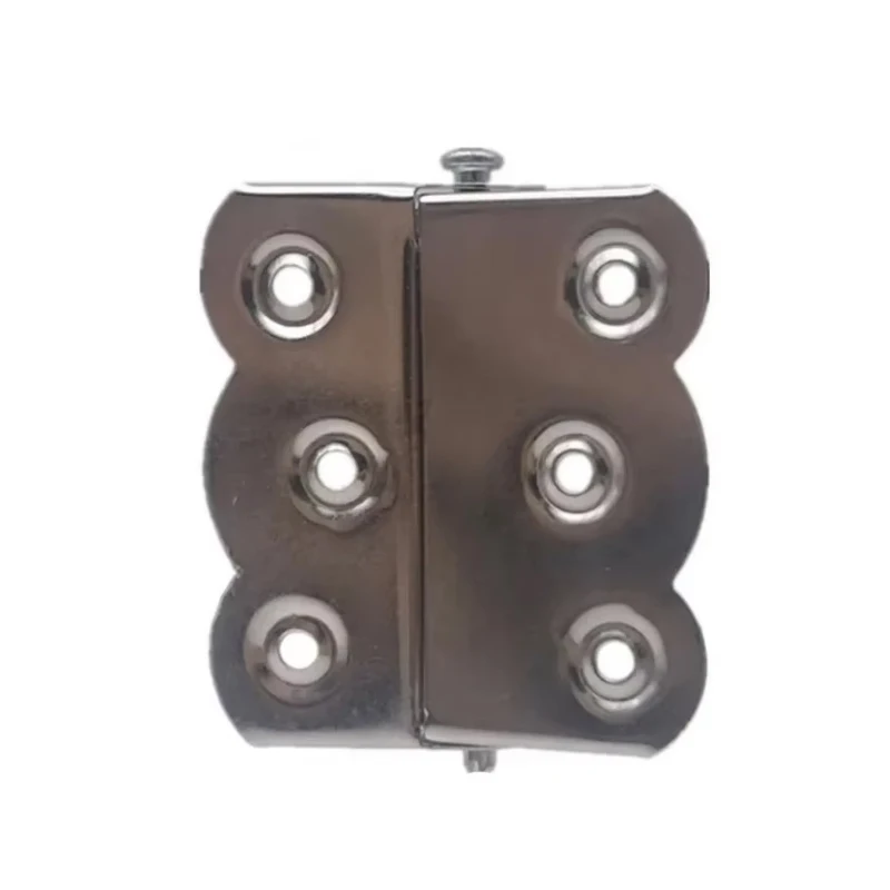 2PCS Stainless Steel Butterfly Hinge Automatic Closing Door Closer  Swing  Screen Window Spring Hinge