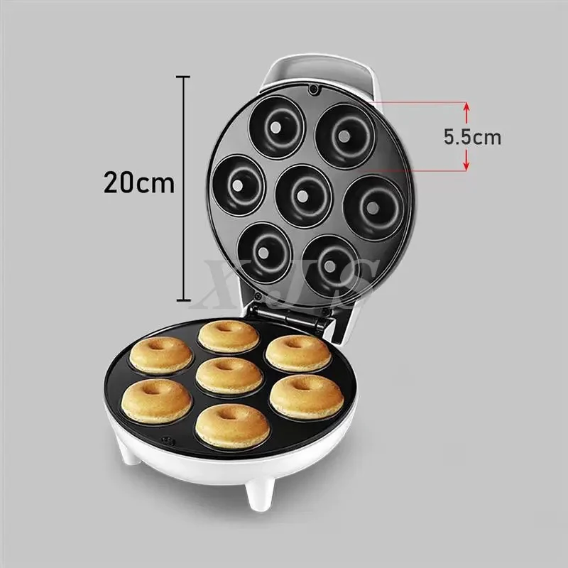 

Optional Home-Use Ring Cake Popular Non-Stick Plate 7- Mini Donut Maker