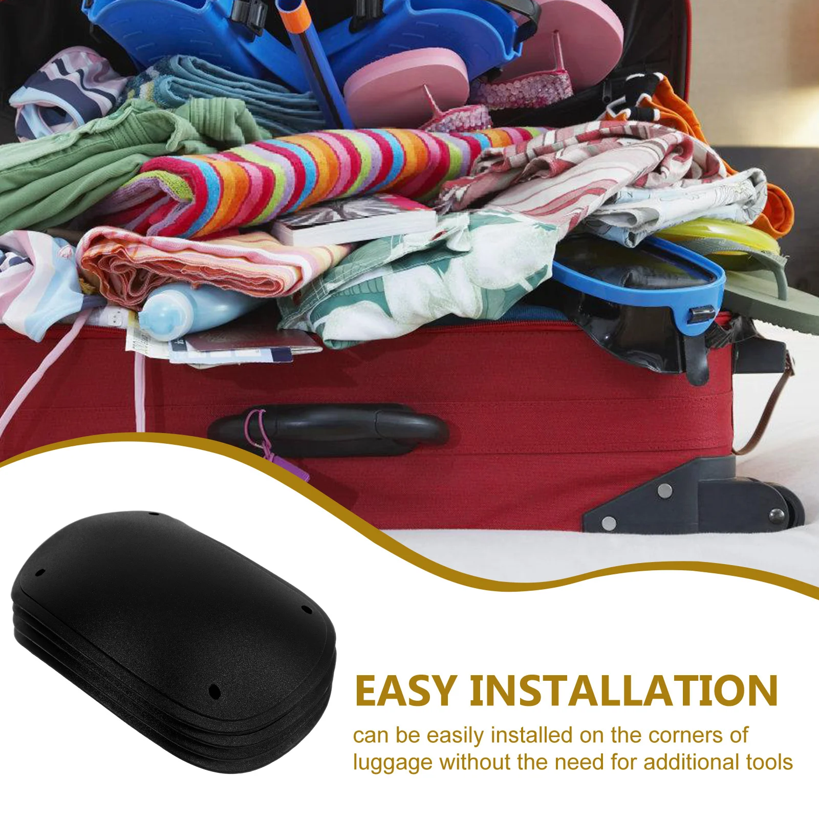 4pcs Plastic Luggage Box Edge Heavy Duty Packaging Shipping Boxes Suitcase Bag Corners Protective Covers For Boxes Edge