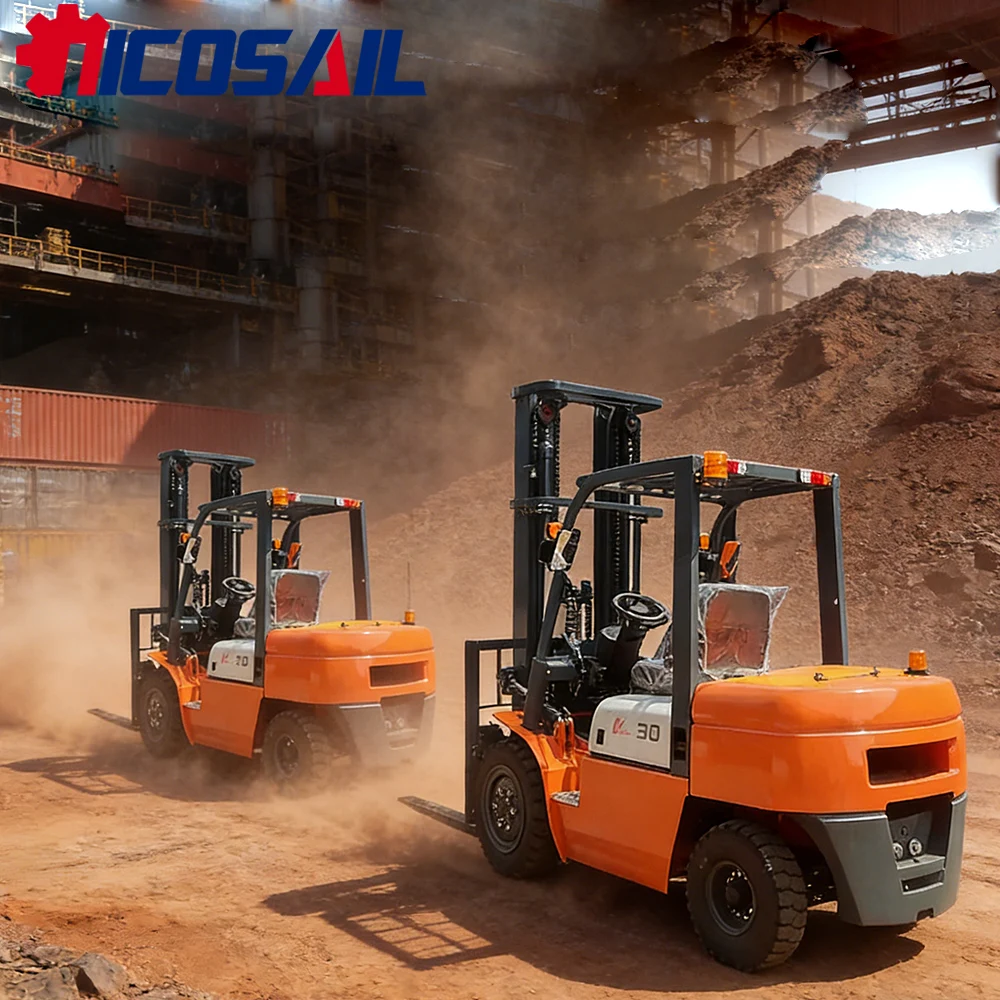 CE certified diesel powered forklift for warehouse handling sturdy and durable Diesel forklift prices are discounted