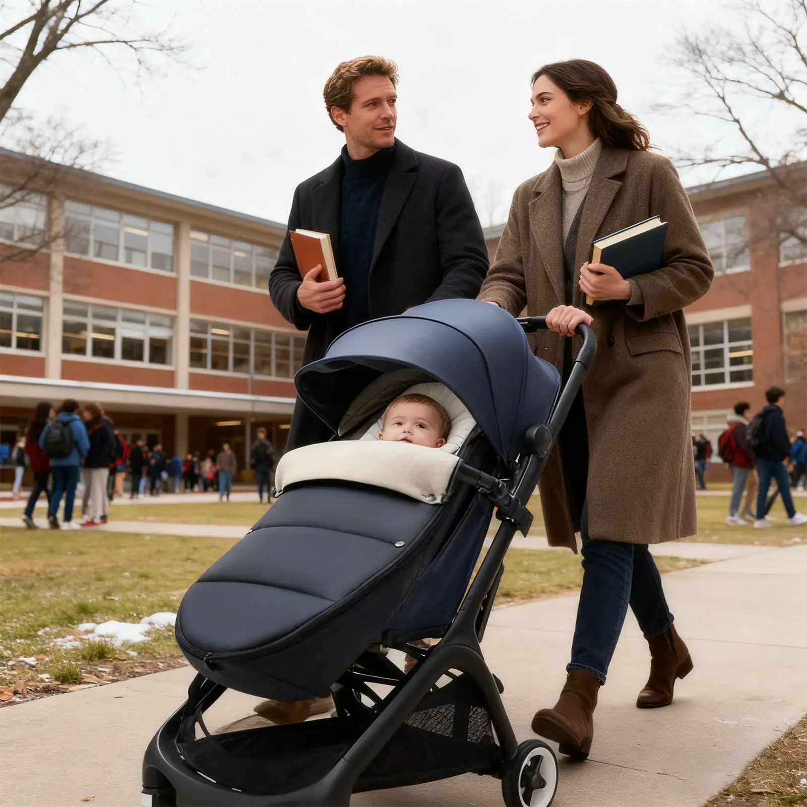 

Stroller Sleeping Bag Waterproof Windproof Adjustable Soft Winter Footmuff Cold Weather Stroller Bunting Bag For Outdoor