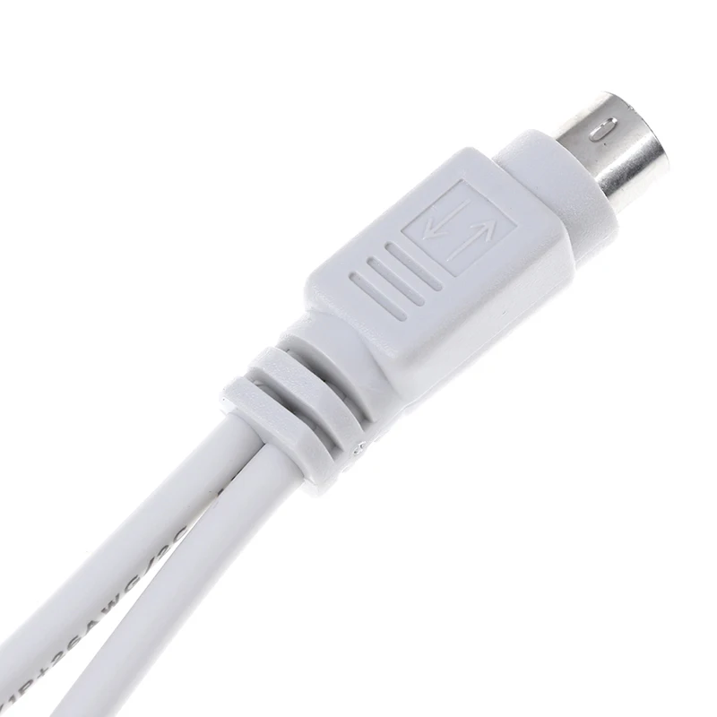 สายอะแดปเตอร์ Ps2 1ถึง2แยกสายเมาส์และคีย์บอร์ดสายเดิม Ps2อะแดปเตอร์สายสแกนเนอร์เลเซอร์เครื่องอ่านการ์ด IC