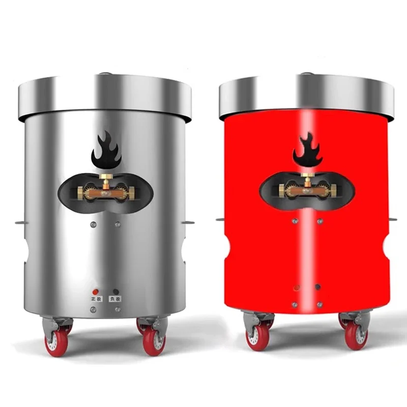 Kommerzielle multifunktionale vertikale Röstmaschine, gasgestoffeerte kleine Bratmelonenkerne, Walnüsse, elektrische Heizung von Zuckerfritteusen