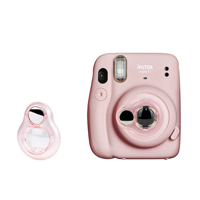 Espelho de selfie adequado para fujifilm mini11, câmera de filme instantâneo, lente de selfie colorida gelatinosa, 5 opções de cores disponíveis