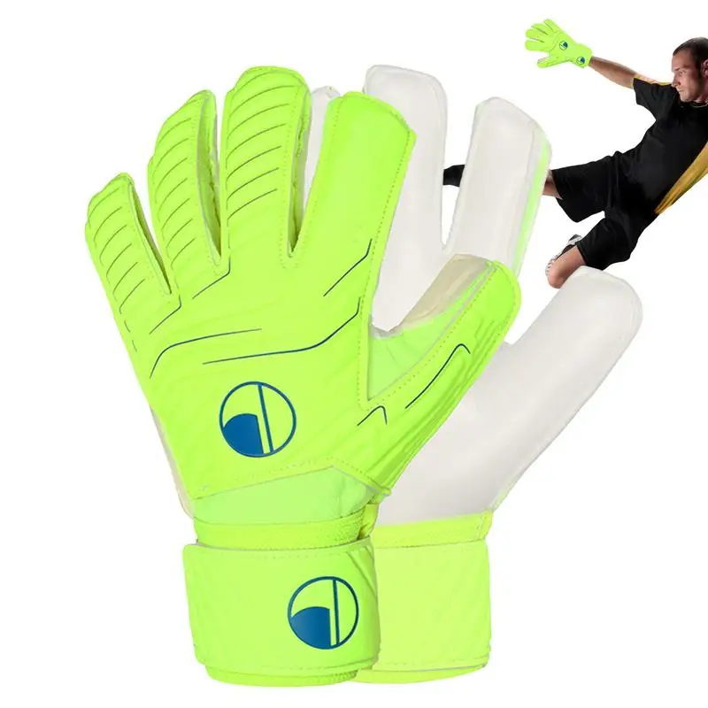 

Soccer Goalie Gloves Football Gloves Football Goalkeeper Gloves Latex Goalkeeper Gloves With Strong Grips Palms Keeper Gloves