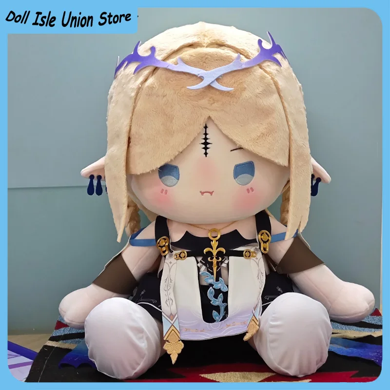 

Doujin Cartethyia Wuthering Waves Сидячая поза Плюшевая хлопковая кукла Аниме Игрушки 40 см Фигурка Плюшевая подушка