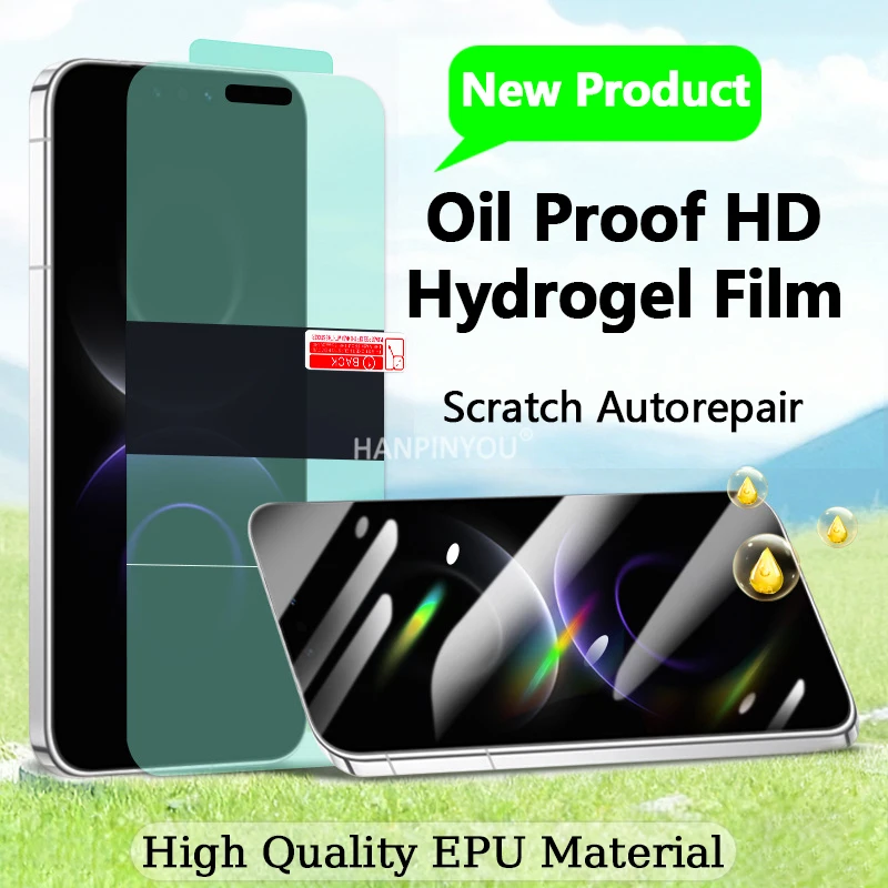 

Маслостойкая гидрогелевая пленка для Huawei Mate 80 Pro Max 70 Air 60 Pro Plus RS Ultimate Hydrophobic Ultra HD Soft EPU Screen Protector