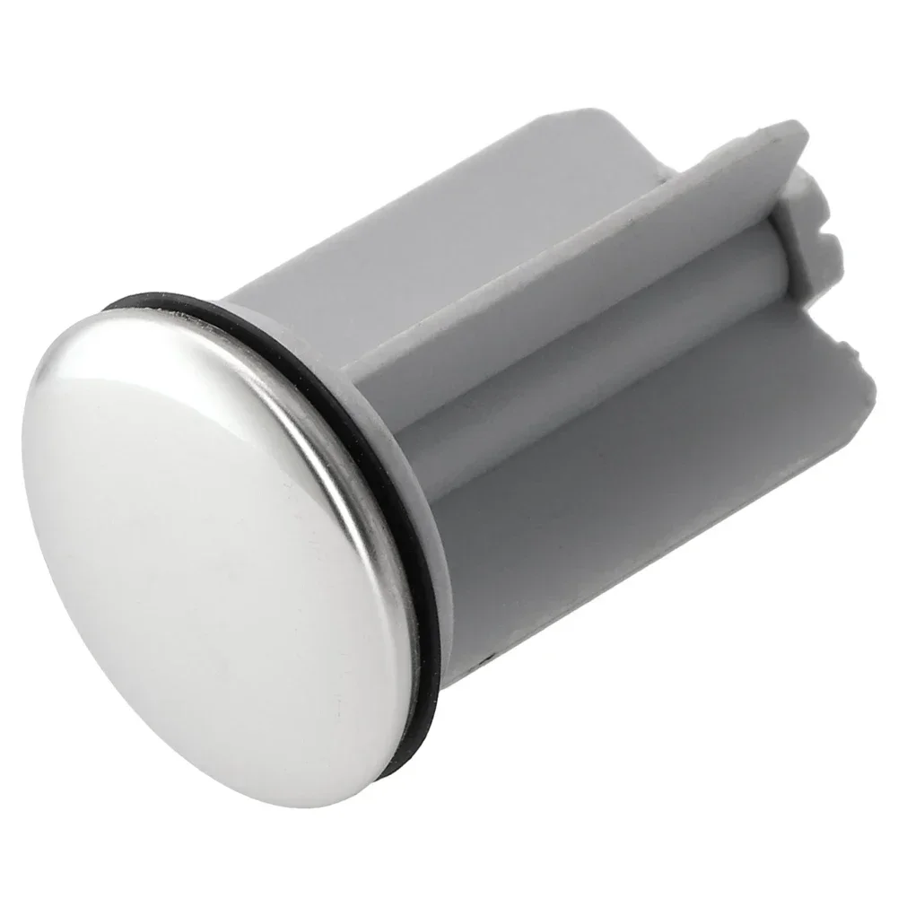High Quality Practical Wash Basin Plug Copper Cover Replacement Drain Plug Stopper Grey 1pc Available Wash Basins