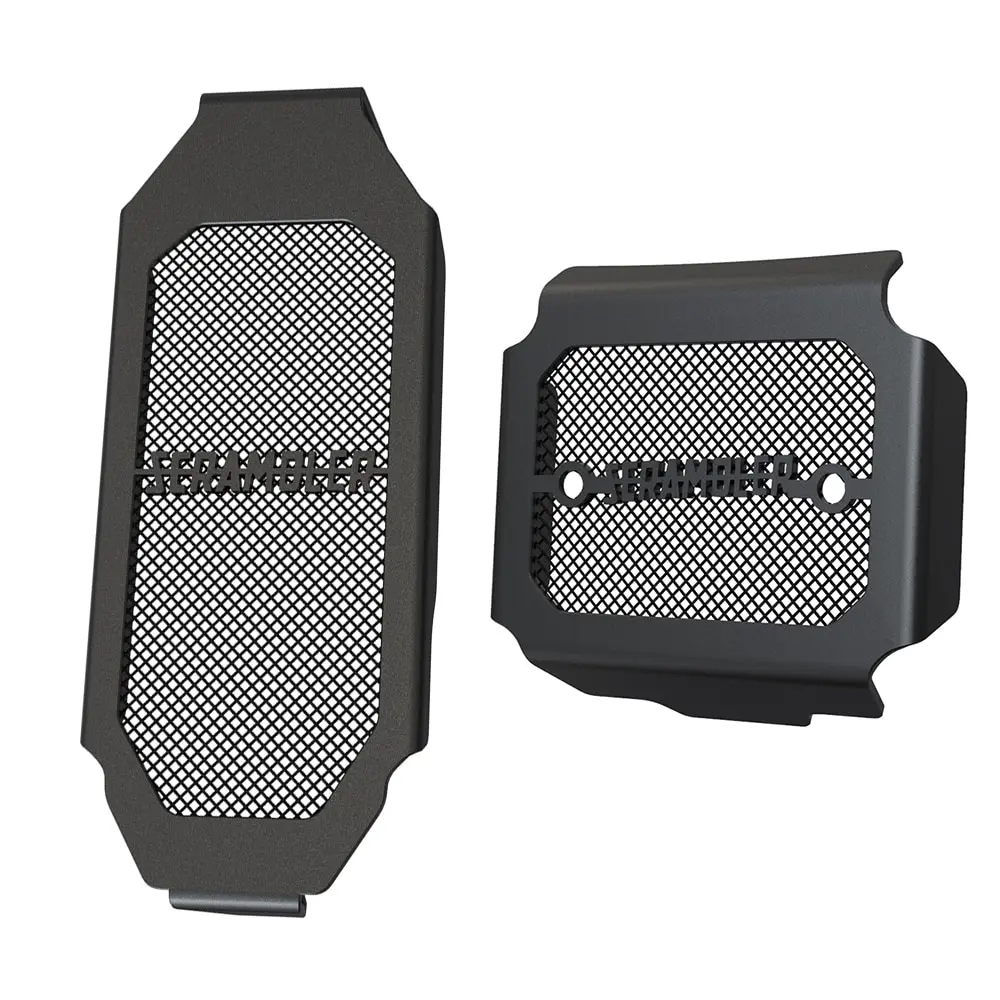 Retificador guarda refrigerador de óleo guarda grade capa protetor para ducati scrambler800 scrambler 800 2015-2021 2022 2023 cnc motocicleta