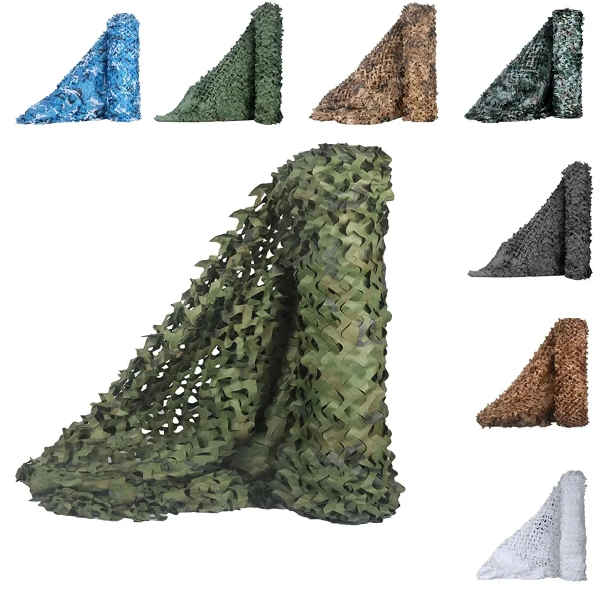 Outdoor and indoor camouflage nets used for car shading, camouflage, garden and courtyard decoration, Christmas decoration