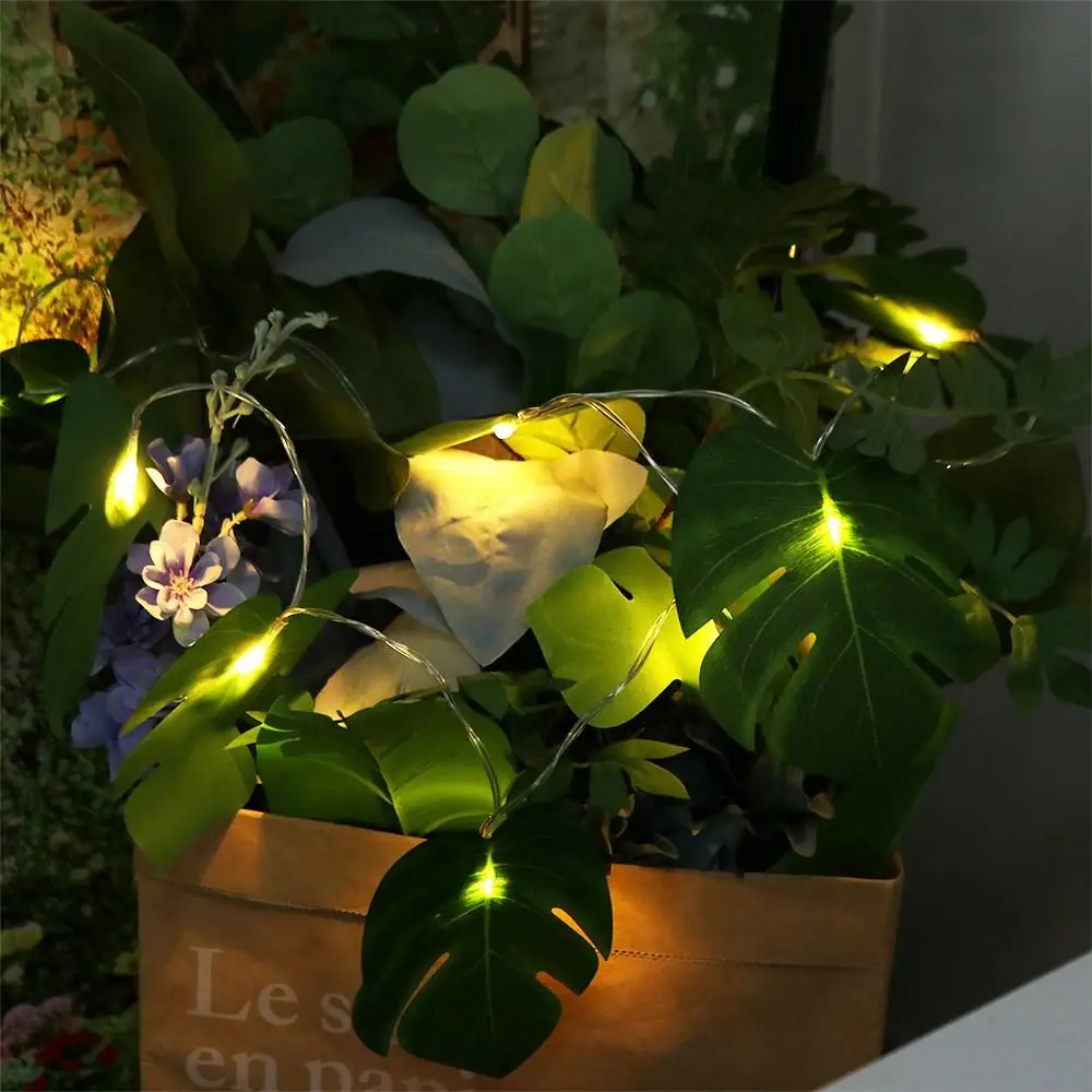 

Hanging Battery Operated for Home Bedroom Garden Garland LED Leaves Light Fairy Lights Wedding Decoration String Lights