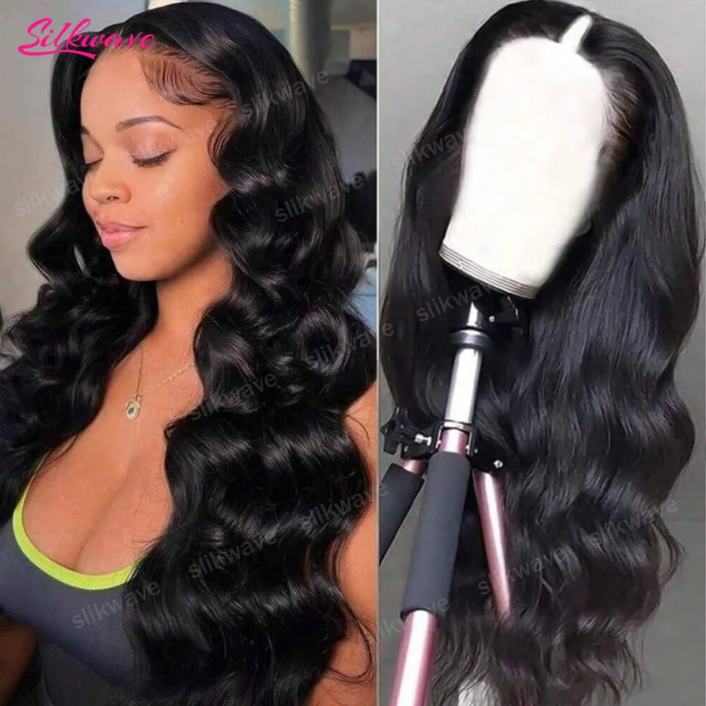 

34 Inch Upgrade V Part Body Wave Wigs Brazilian Hair 200% Density No Leave Out Real Human Hair Easy Install Natural Women Hair