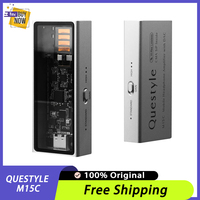 Questyle M15C Portable Headphone Amplifier USB CS43198  DAC&AMP Headphone Amplifier HIFI Sound Quality 3.5/4.4mm For IOS Music