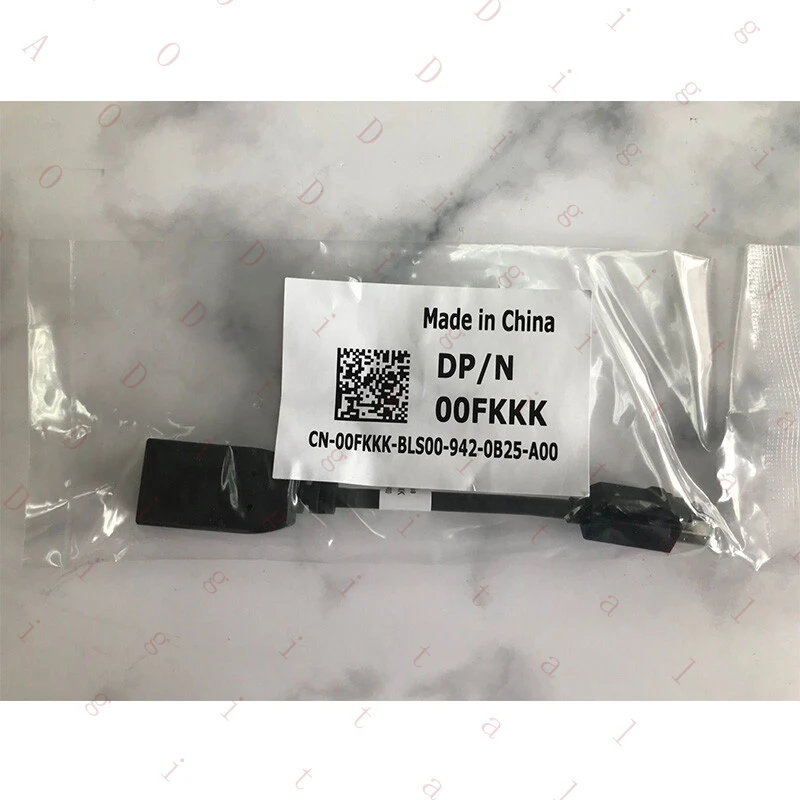 W For Dell Adapter - Mini DisplayPort To DisplayPort - Male To Female 00FKKK