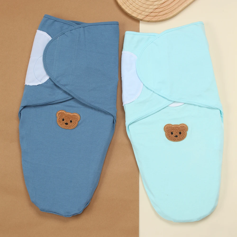 

Набор из 2-х одеял для новорожденных (0-3 месяца), комфортные пеленки для младенцев, пеленки для мальчиков, однотонные пеленки-одеяла для малышей