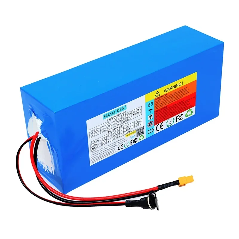 New 48V 15AH lithium battery pack with built-in BMS suitable for electric scooters, bicycles, charging battery pack+54.6V 2A