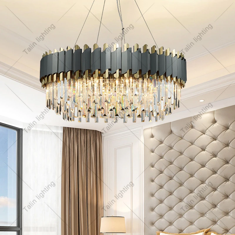 New Arrivals Matte Black Chandeliers Lighting Fixture Dining Room LED Chandelier Lights For Living Room