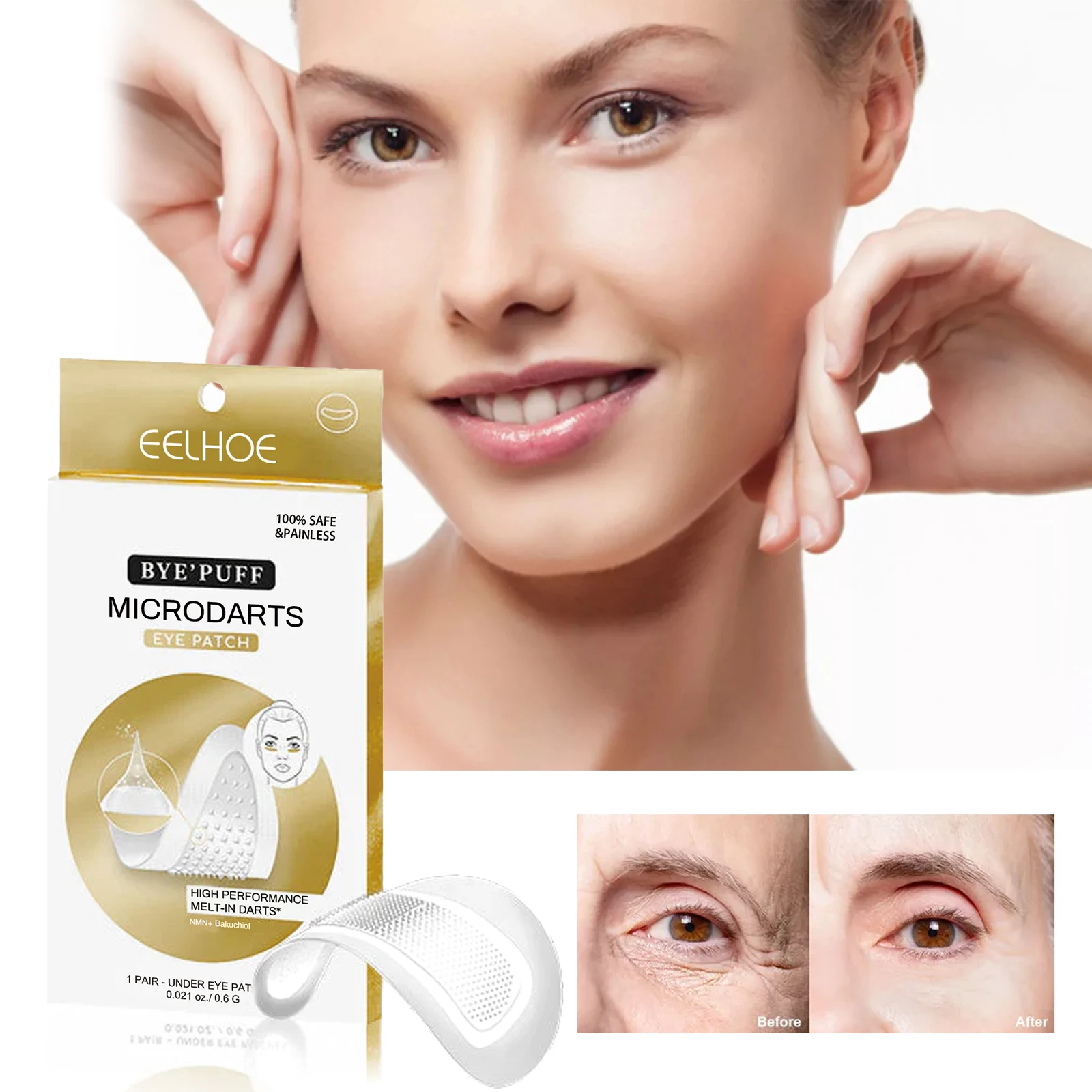 

Niacinamide Anti-wrinkle Eye Mask, Dark Circles and Eye Bags Removal, Moisturizing and Nourishing Eye Skin Care Products