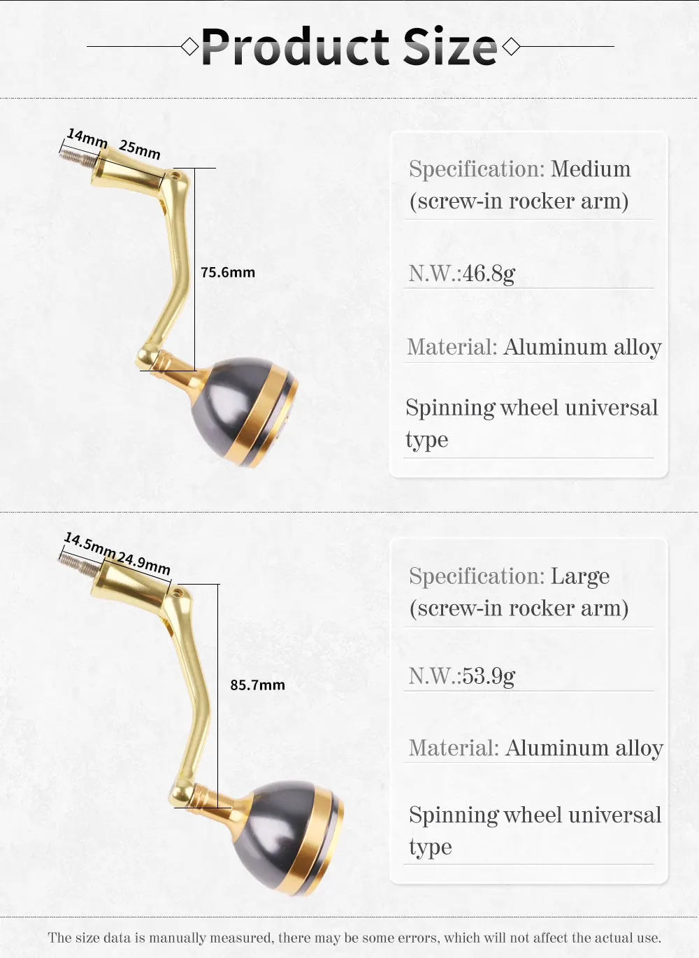 DEUKIO spinning reel replacement handle product image 4