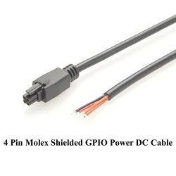 Compatible With Molex 43025-0400 4 Pin Micro-Fit 3.0 Receptacle to Open End Cable Assembly Dual Row 4 Circuit Power Signal Cable