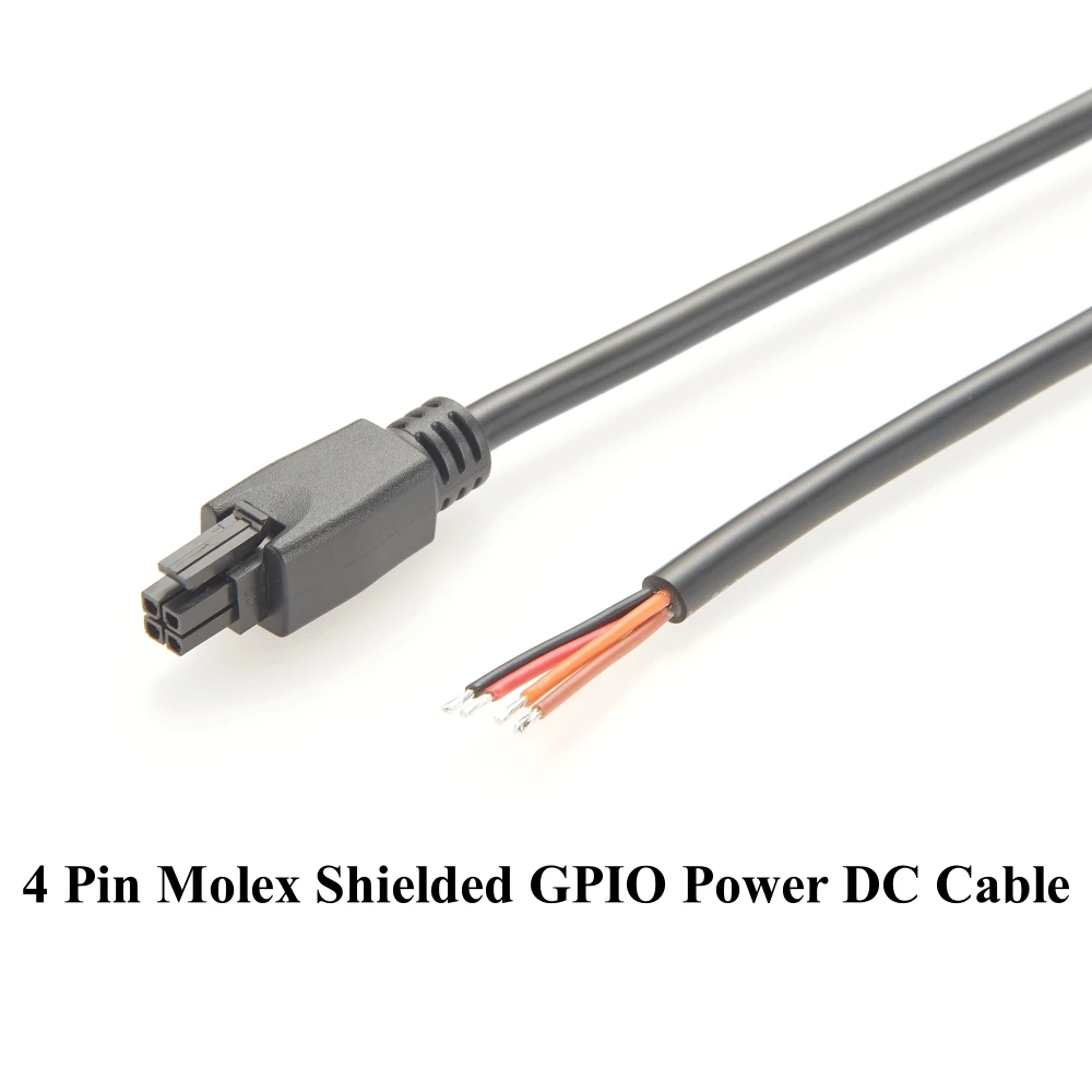 4 Pin Molex Micro-Fit 3.0 GPIO DC Power Cable Compatible with Microhard Cradlepoint Sierra Wireless Airlink Peplink Modems