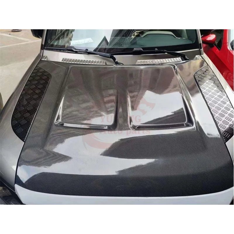 

For Land Rover Defender 2020+ SVR Style Carbon Fiber Hood Bonnet
