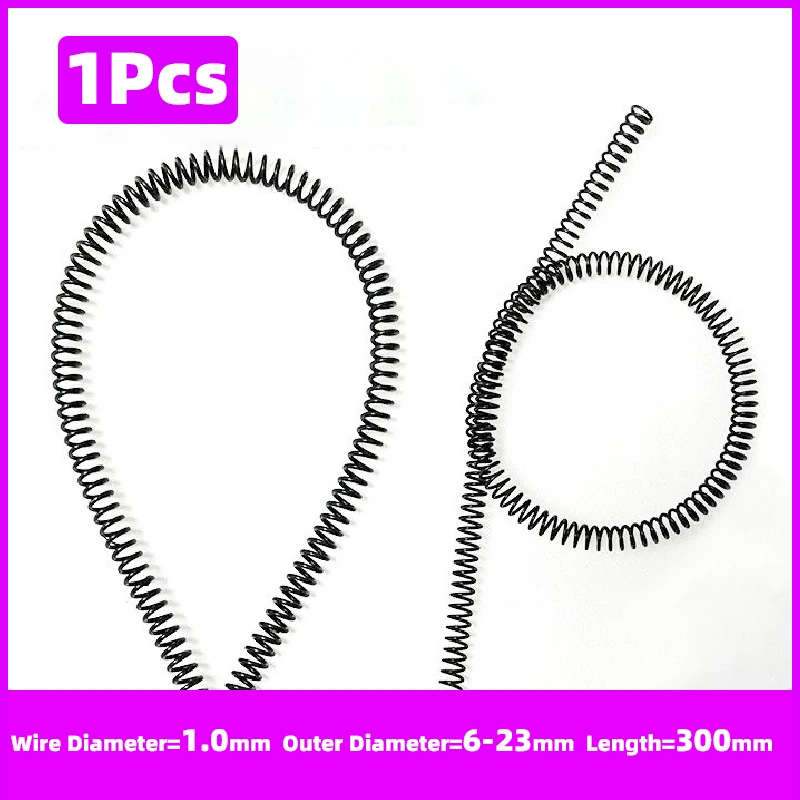 Creamily 1PCS Y-Shaped Long Compression Spring 1.0mm Wire Diameter Outer Diameter=6-23mm Length 300mm For Pressure Applications