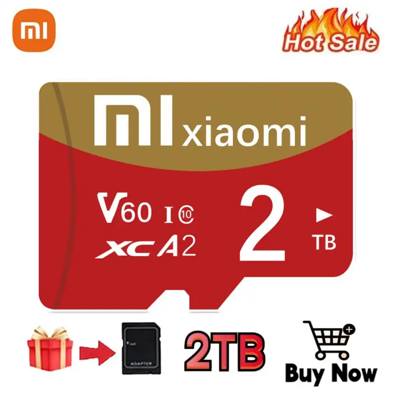 Xiaomi-Carte Mémoire SD de Grande Capacité, 1 To, 512 Go, 128 Go, 256 Go, Mini TF, Flash Haute Vitesse pour PC, Deskmedicents, Mac, Appareil Photo