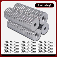 20x4-5 mm Circular Small Magnet 20*4 mm Hole 5mm  Suitable For Refrigerators, Offices DIY  18x5-5 20*3-5 20*5-5