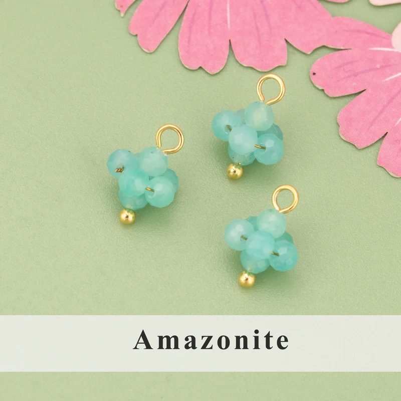 assoonas, 4 Stück/Lot, MI06, Schmuckzubehör, Edelstahl, Naturstein, Anhänger, handgefertigt, DIY-Anhänger, Schmuckherstellung – Detail 9