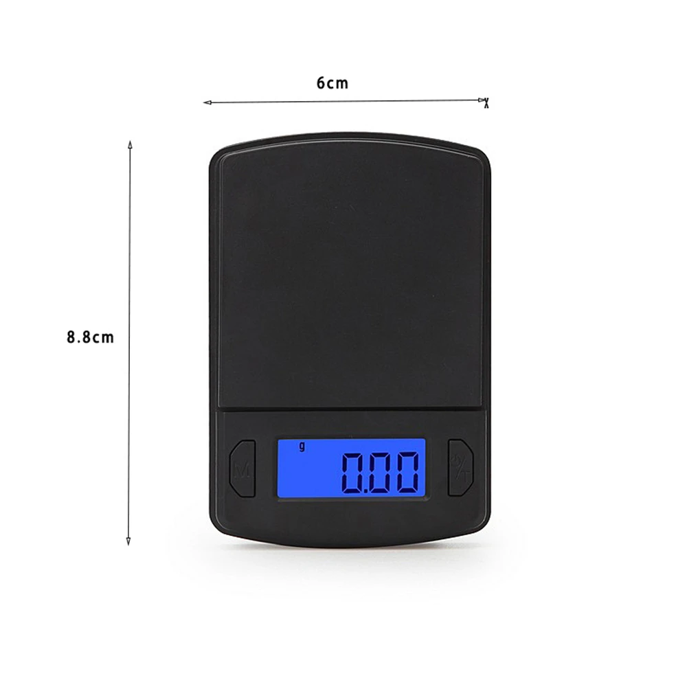 Imagem -06 - Mini Balança Digital de Bolso para Jóias de Ouro e Prata Esterlina Balanças Eletrônicas Balança de Gram 0.01g 100g 200g 300g 500g x 0.01g