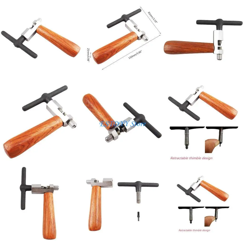 

G6DE Bike Chain Splitter Tool Universal Chain Tool Breaker for 9 to 11 S