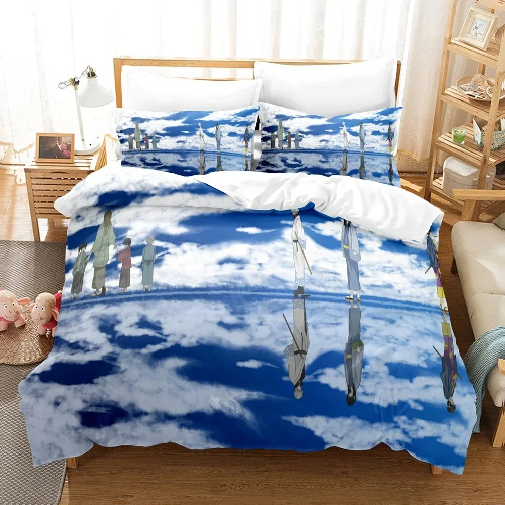 

fashion 3D Gin Tama Bedding Sets Duvet Cover Set With Pillowcase Twin Full Queen King Bedclothes Bed Linen Home textile