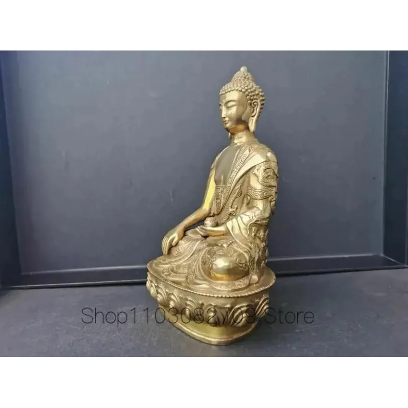 Tibet Tibetan Buddhism Shakyamuni Bronze Buddha Statue