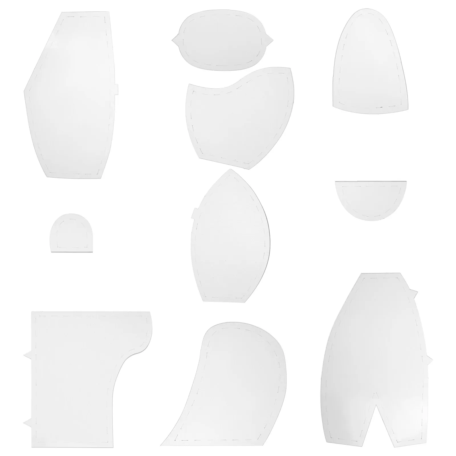 

Набор акриловых шаблонов-линийок для вышивки и шитья: для создания выкройки, рукоделия, семейного творчества и развития навыков