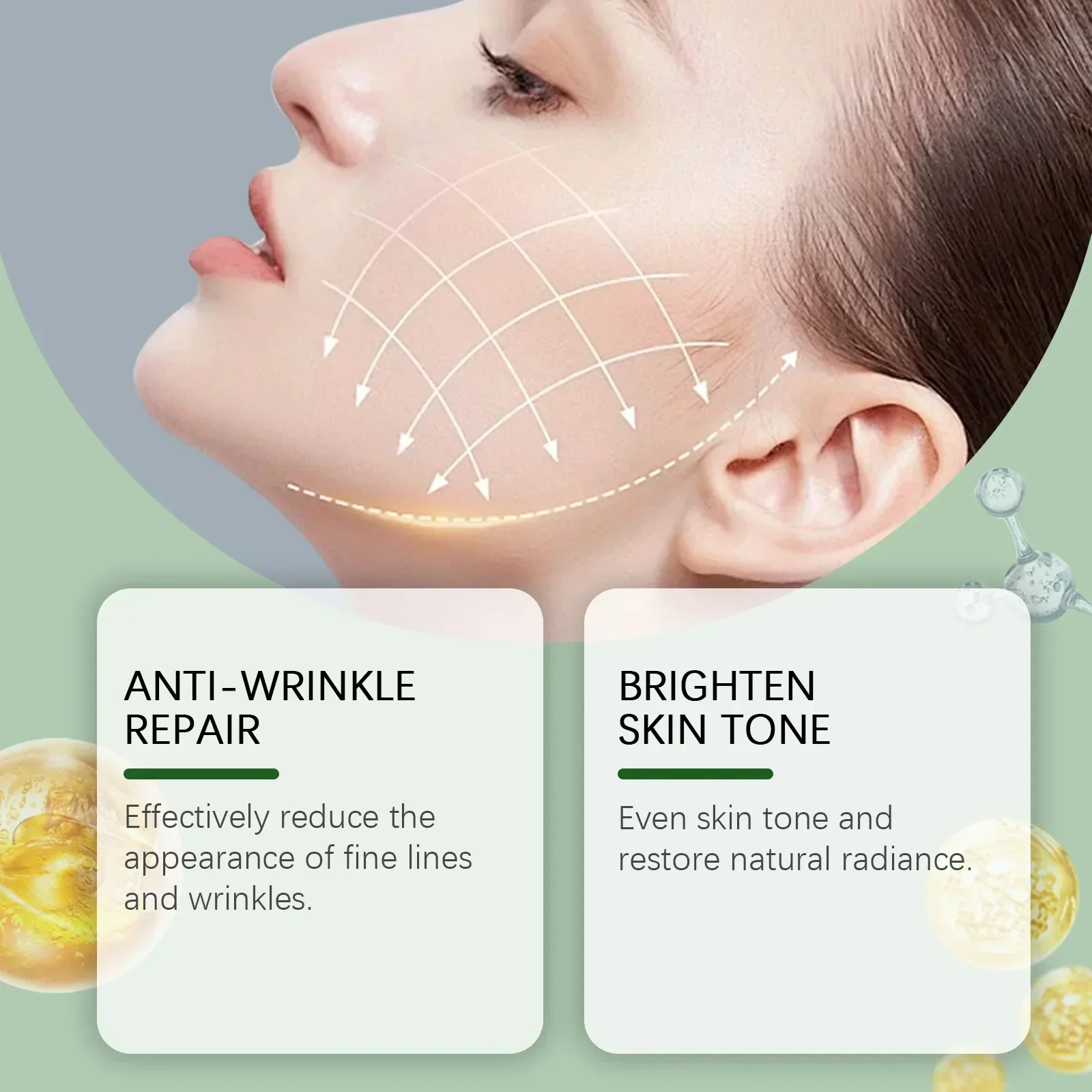 Anti-Wrinkle Rejuvenating Neck Lines Protein Cream Moisturize, Lift, and Revitalize Neck Skin