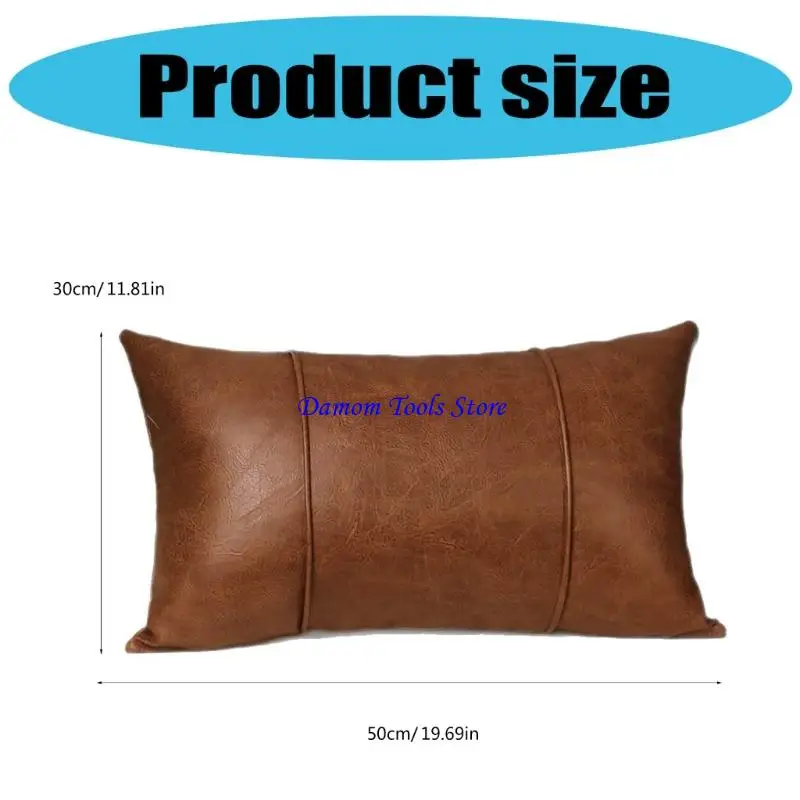 57BE Quickly Dry Pillows Cover Pillowcase Protectors Fit Standard 30x50cm Chair Cushions for Family Office Guard