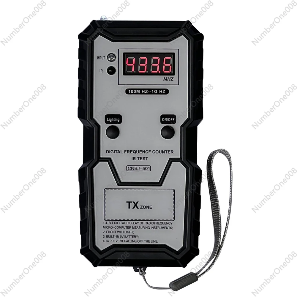 

O50 2023 Car Remote Keys Infrared Frequency Tester 100M-1GHZ 4-bit Digital Electronic Infrared Frequence Counter Test Instrument