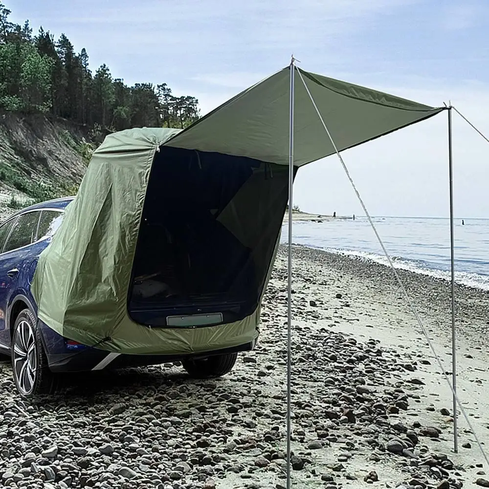 

Car SUV Self-driving Tour Tent Car Roof Tail Trunk Simple Version Rainproof Outdoor Camping
