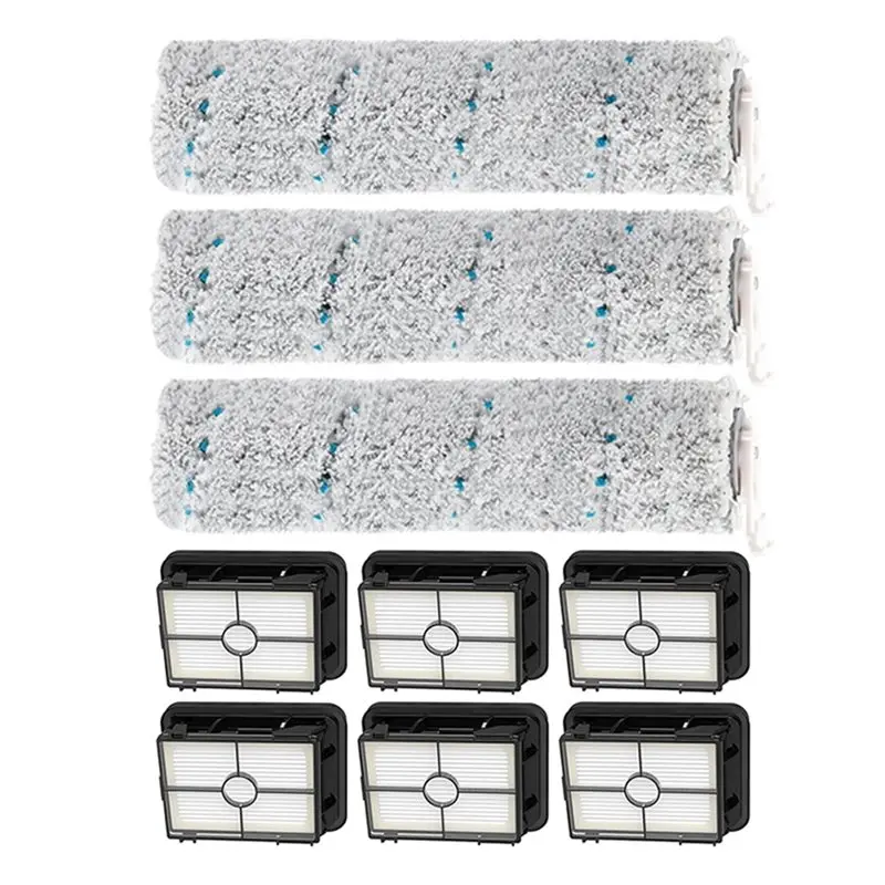 

AC39-Brush Rolls 2787 And Vacuum Filters 1866 For Bissell Crosswave Max 2590 2593 2596 Hydrosteam Plus 35151 3515 Vacuums