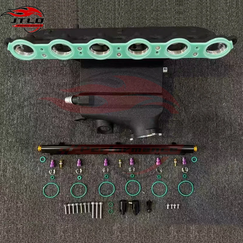 High Flow S58 Intake Manifold For CSF, CNC Billet Aluminum, Fits For BMW G8x M2 M3 M4 Racing Upgrade Core Thickness 145mm
