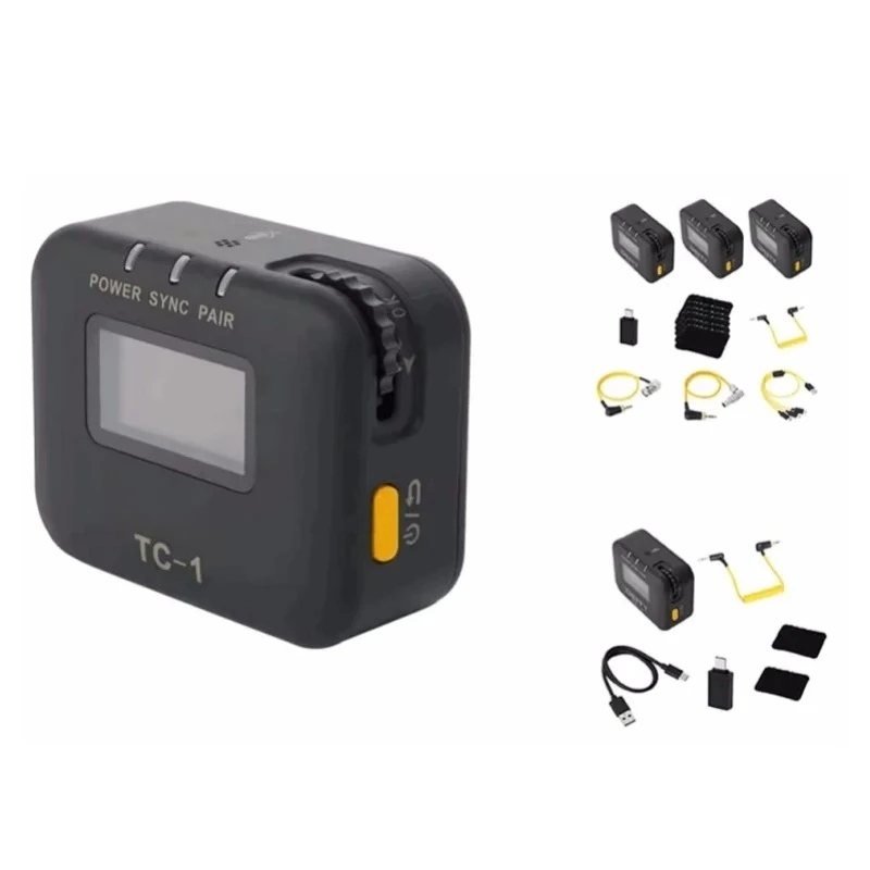 TC1 TC-1 KIT Wireless Time Code Box Generator Microphone Time Code Generator for Video Encoding Live Streaming