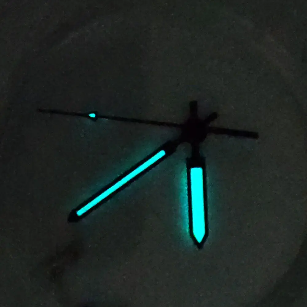Hot Sale Men's Watch Mod Parts, Sword Chronograph Luminous Hands Fit VK63 Movement, Watch Hands Replacement