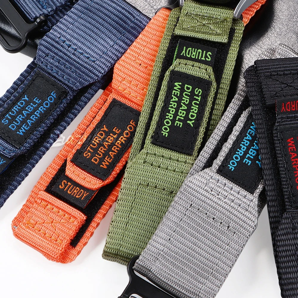 16mm Uhrenarmband für Casio GA-110 800 GA-2100 GD100 120 G8900 5600 GW-M5610 6900 Armband Schwarz Weiches Nylon Armband für Damen und Herren – Detail 3