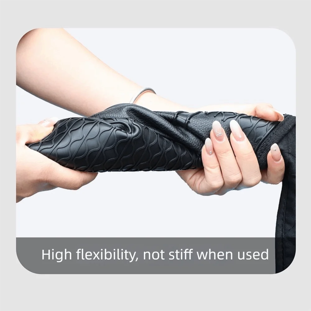 

Waterproof Silicone Oven Mitts Insulated Soft Cotton Lining Baking Hand Gloves Flexible Non-Slip Barbecue Handschoen