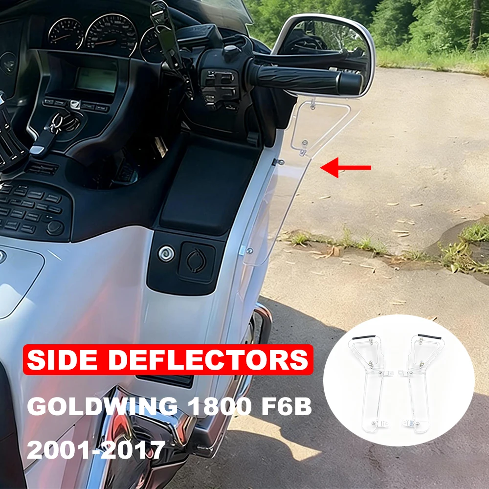 

For HONDA Goldwing Gold Wing GL 1800 Wind Deflectors F6B 2001-2017 Motorcycle Side Spoilers Wind Deflector Accessories