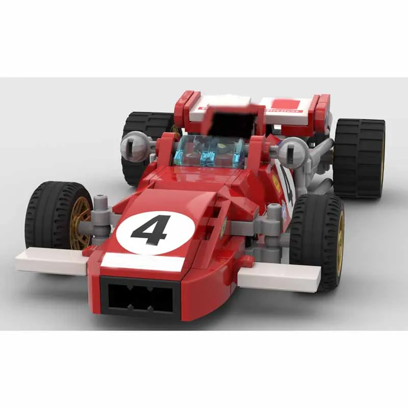 312b-レーシングカーモデル、160ピース、子供の誕生日プレゼント、クリスマスのおもちゃギフト、ビルディングブロックおもちゃとして最適-moc-133604-f1