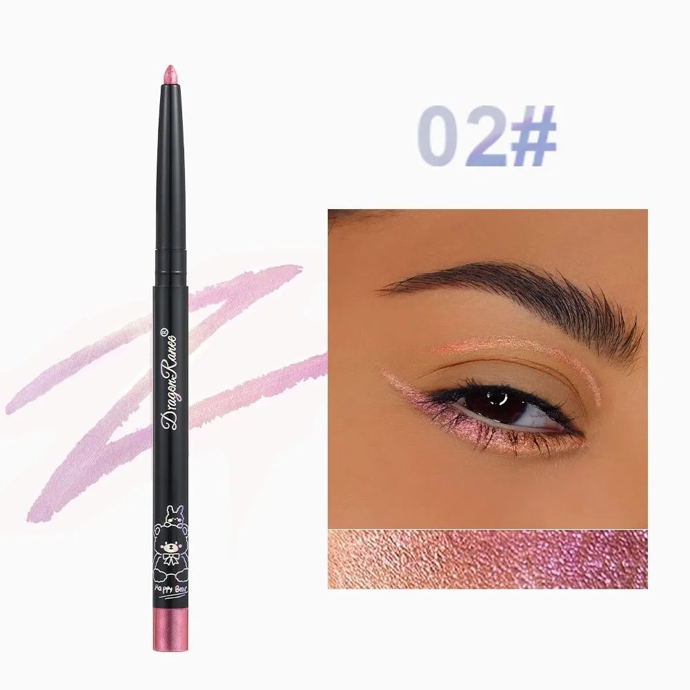 Waterproof Eyeliner Pen Green Gold Purple Pigment Multi Chrome Eyeliner Shiny Chrome Aurora Effect Glitter Eyeliner Pen